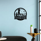 Personalized Sports Golf Metal Wall Art