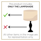 Fabric Lamp Shade – Block Print Cotton Pleated