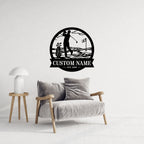 Personalized Sports Golf Metal Wall Art