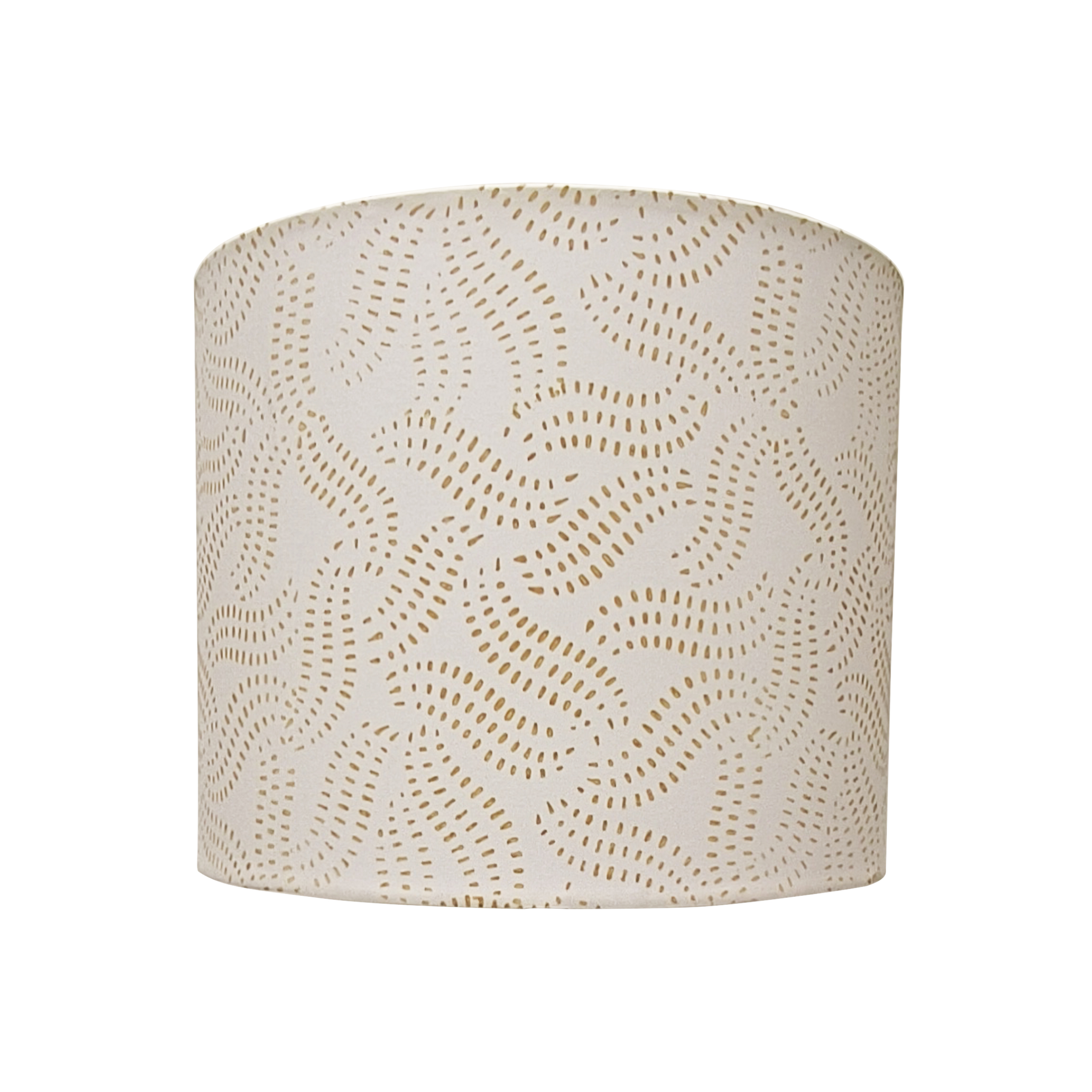 Fabric Lamp Shade – Block Print Cotton Pleated