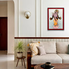 Hand Painted Krishna by Hiral Zala