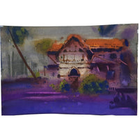 Water Color Handmade Painting 11 X 18 Inch - (Figure90)