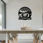 Personalized Nature Lake Metal Wall Art