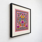 Madhubani Twin Fish Lotus Painting