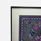 Madhubani Two Women Peacock Painting