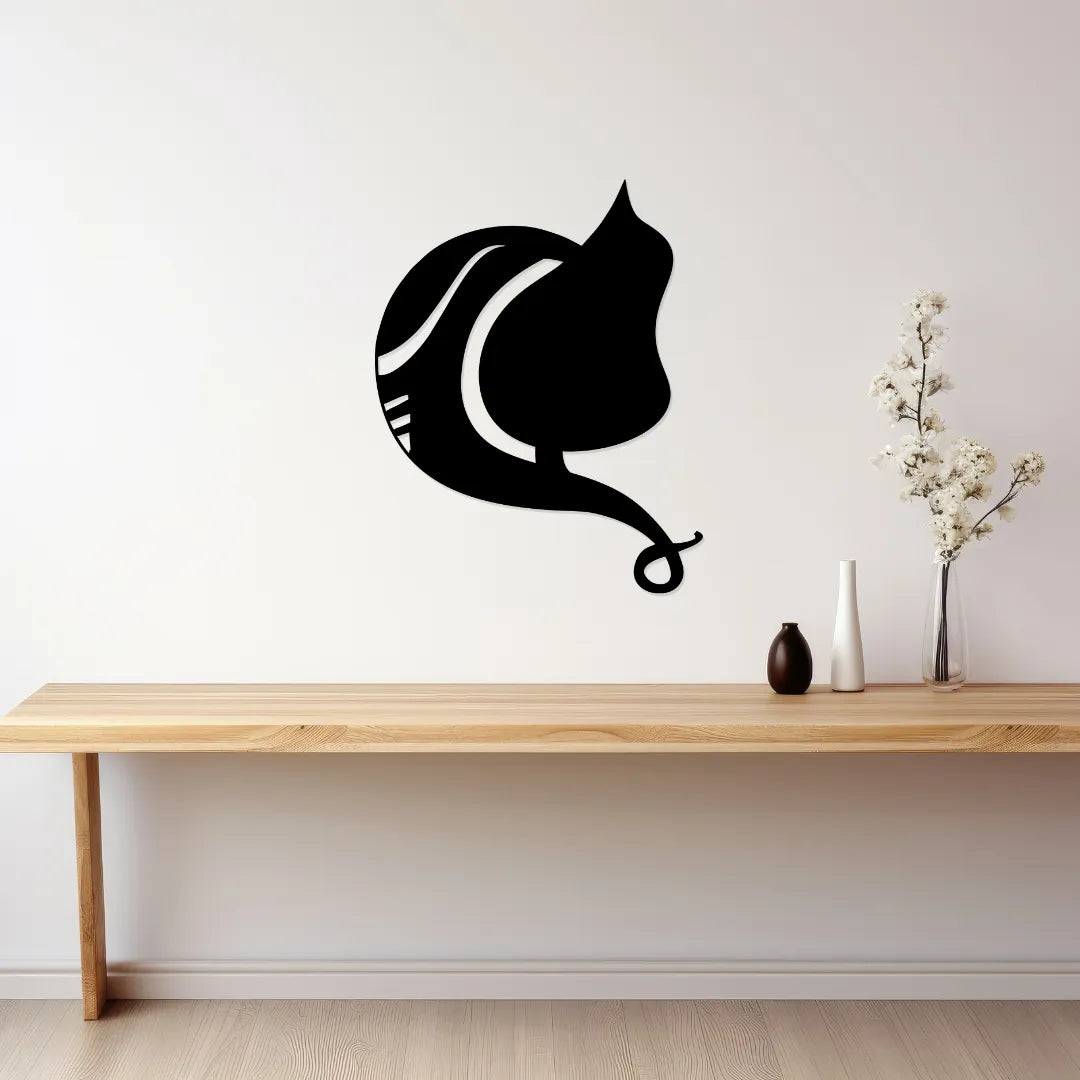 Abstract Ganesha metal wall art modern decor