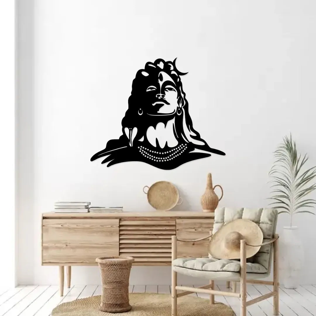 Adiyogi Metal Wall Art living room wall decor