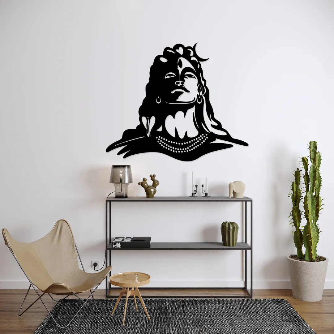 Adiyogi Metal Wall Art modern home wall decor