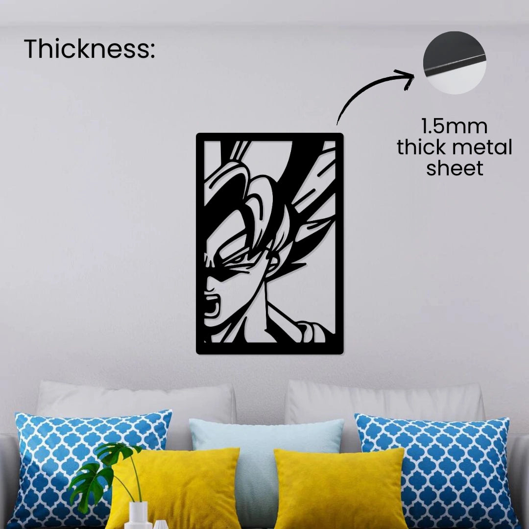 Anime Hero Metal Wall Art 1.5mm thick metal sheet