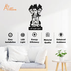 Artrooms Swami Samarth Metal Wall Art With Light product info