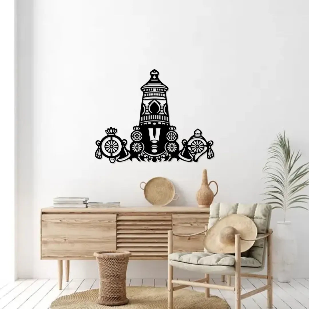 Balaji Tirupati Metal Wall Art home mandir decor