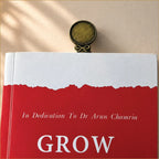 Antique Bronze Round Bookmark with Ruler Stem & Bow Accent