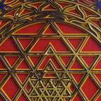 Sri Yantra Wall Hanging | Acrylic Sacred Geometry Art | 16x16 Decor