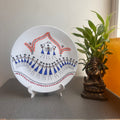 Artrooms Celebrating life together Ceramic Hand Painted Warli Art - Wall Decor Plates