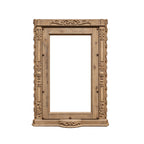Hand-Carved Heritage Architectural Floor Mirror