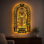 Ram Lalla Metal Wall Art With Light