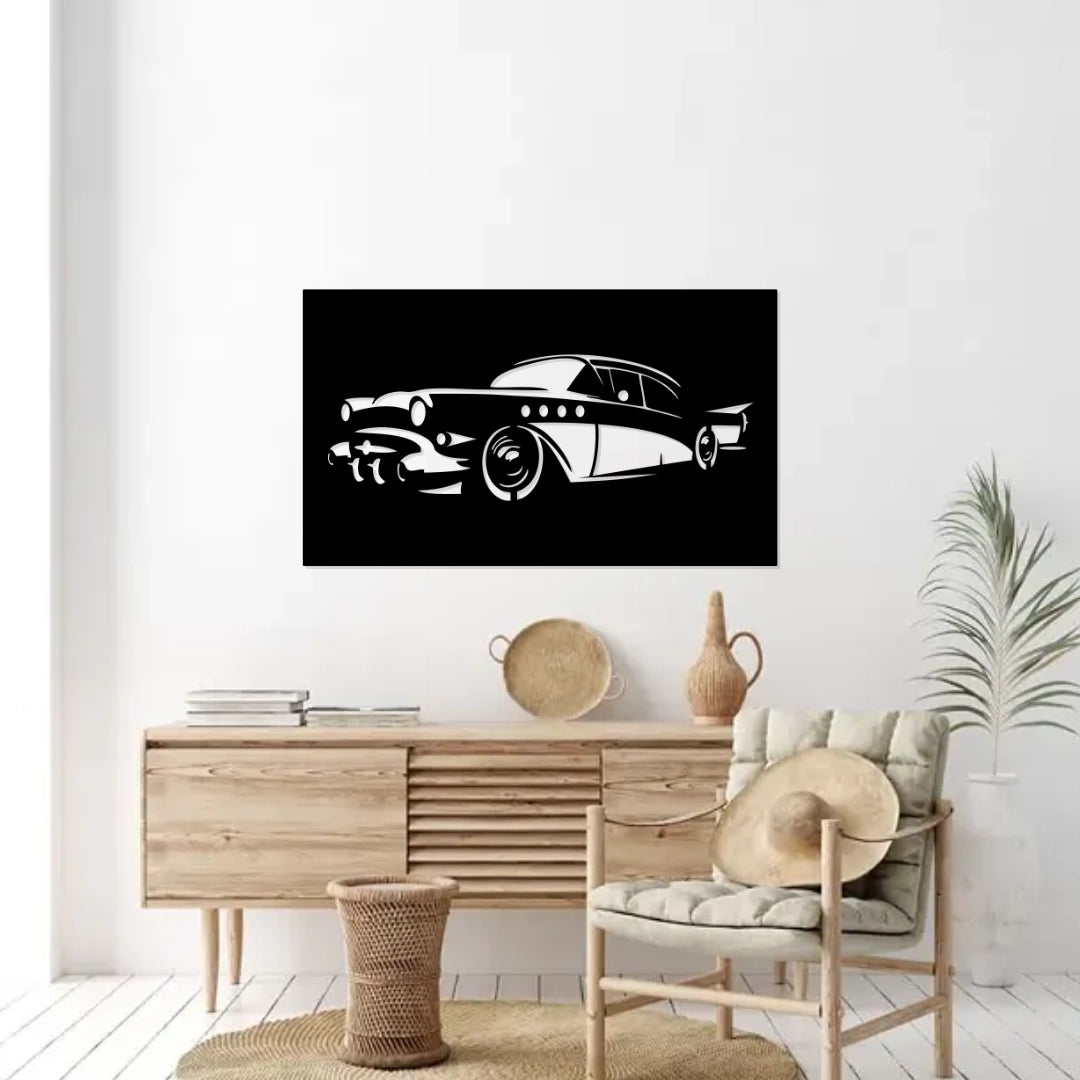 Classic Car Metal Wall Art living room wall decor