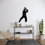 Cricket Player Metal Wall Art off road wall decor