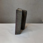 Vintage Hand-Carved Wooden Printing Block – Diamond Vine Column