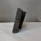 Vintage Hand-Carved Wooden Printing Block – Dense Floral Scrollwork