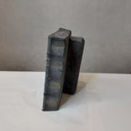 Vintage Hand-Carved Wooden Printing Block – Fluted Column Floral