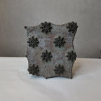 Vintage Hand-Carved Wooden Printing Block – Star Blossom Scatter