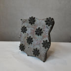 Vintage Hand-Carved Wooden Printing Block – Star Blossom Scatter