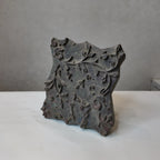 Vintage Hand-Carved Wooden Printing Block – Flowing Leaf Vine