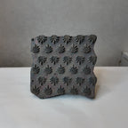 Vintage Indian Textile Stamp – Miniature Clover Buti Pattern