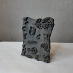 Vintage Hand-Carved Wooden Printing Block – Mixed Motif Sampler