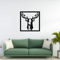 Deer Frame Metal Wall Art sofa wall decor