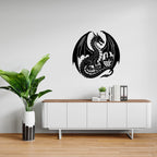 Dragon Castle Metal Wall Art modern home wall decor