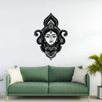 Durga Face Metal Wall Art living room wall decor