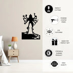 Durga metal wall art features perfect cutting powder coated durable