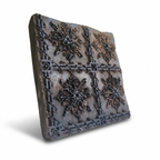 Wooden Printing Blocks Set of 3 – Antique Hand-Carved Designs