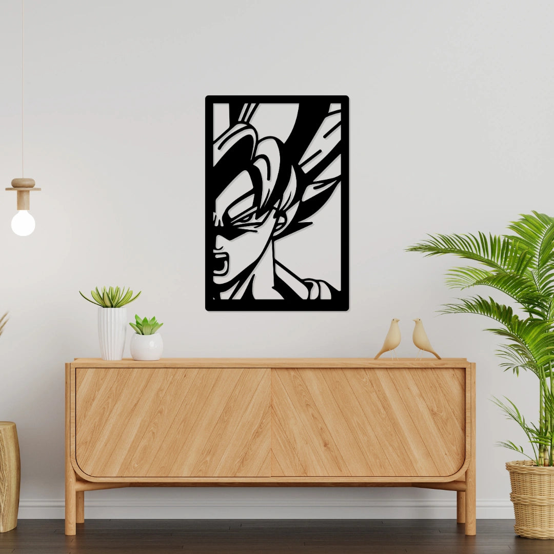 Goku Metal Wall Art hallway wall decor