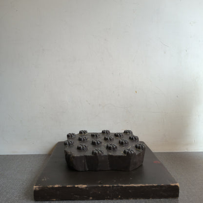 Floral wooden block