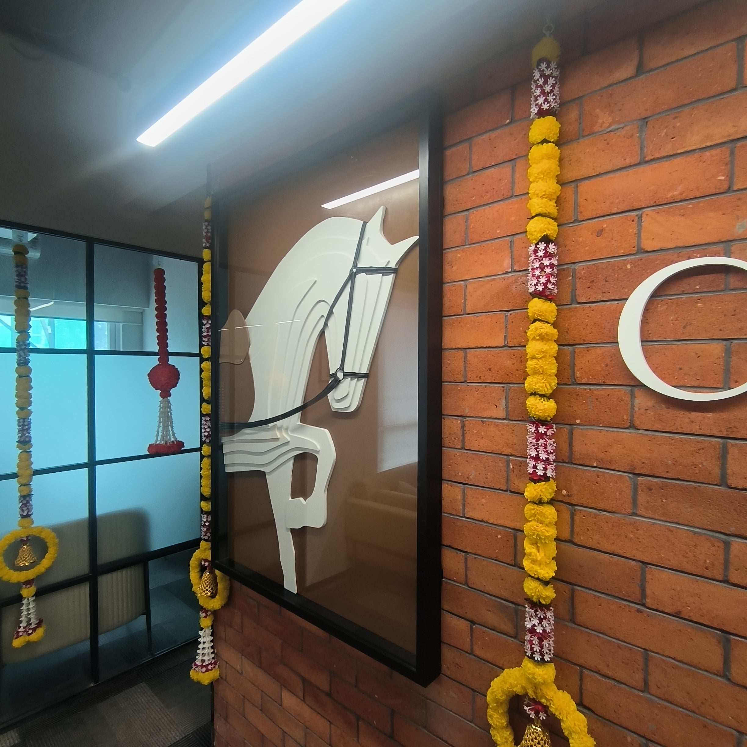 Horse 3D MDF Wall Art – Contemporary Minimalist Decor