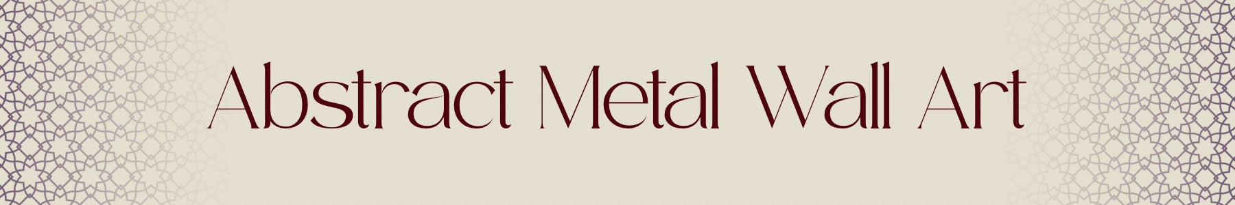 Abstract Metal Wall Art