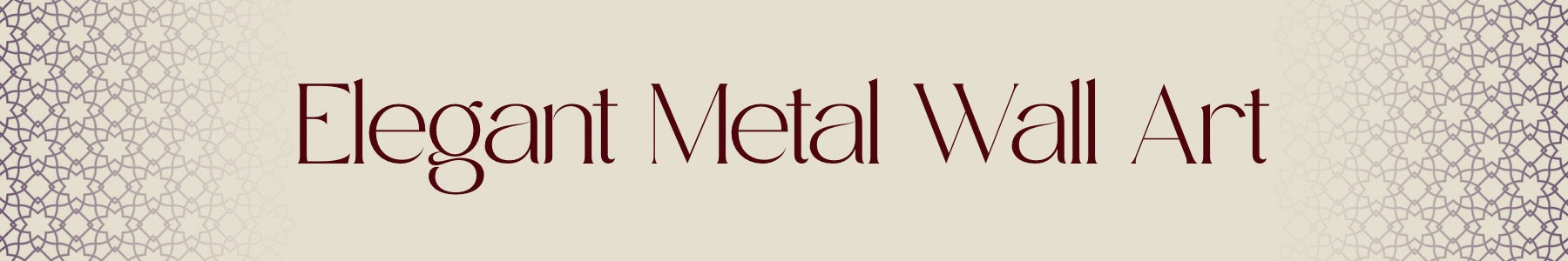 Elegant Metal Wall Art
