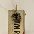 Brass Horse Head Bookmark –  handmade enamel book accessory