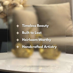 Golden Brass Swans – Mid Century Home Decoration