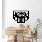 Jeep Mountain Metal Wall Art living room wall decor