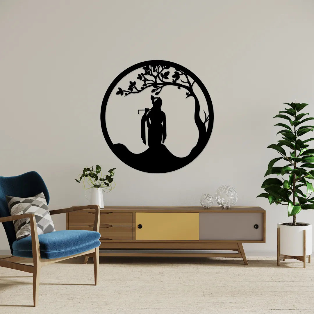 Krishna Tree Metal Wall Art modern wall decor