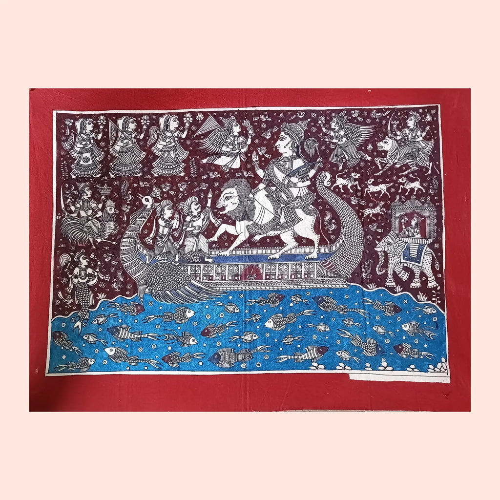 Mata ni Pachedi – Vahanvati Mata Painting