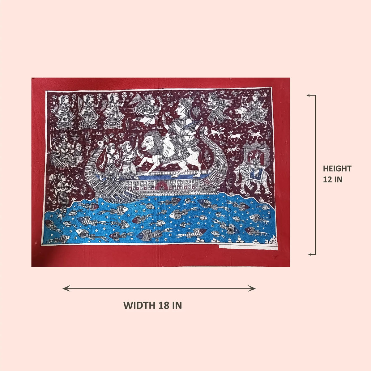 Mata ni Pachedi – Vahanvati Mata Painting
