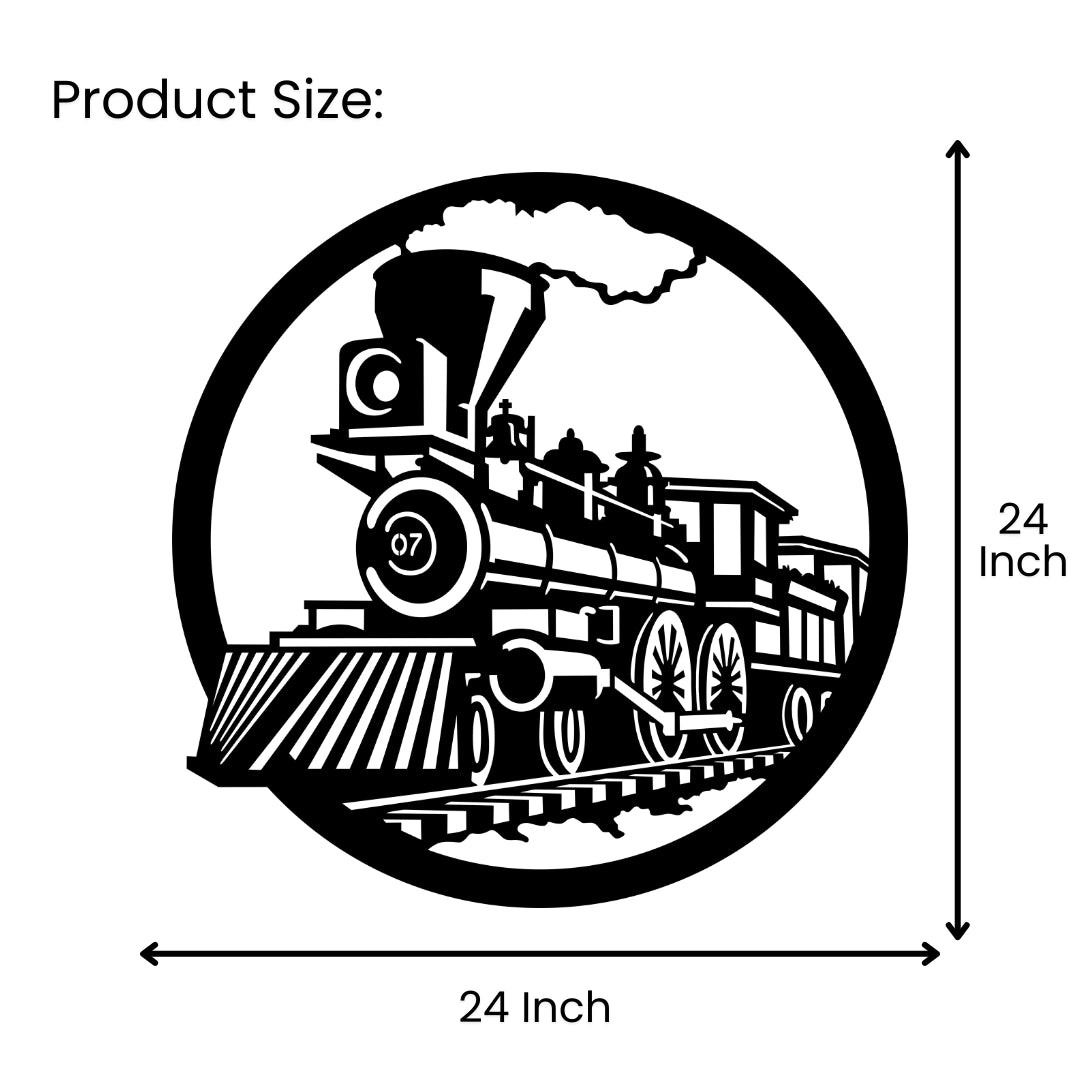 Train Metal Wall Art home wall decor