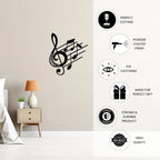Musical notes metal wall decoration precision cut strong and durable gift decor