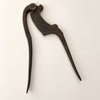 Antique Hand-Forged Nutcracker with Brass Rosette