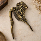 Antique Brass Pierced Nutcracker with Ram Head Motif